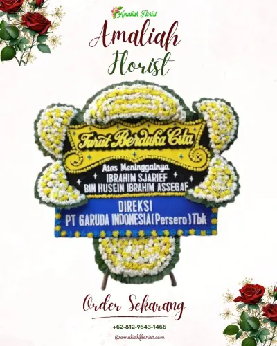 Papan Bunga Duka di Purborejo