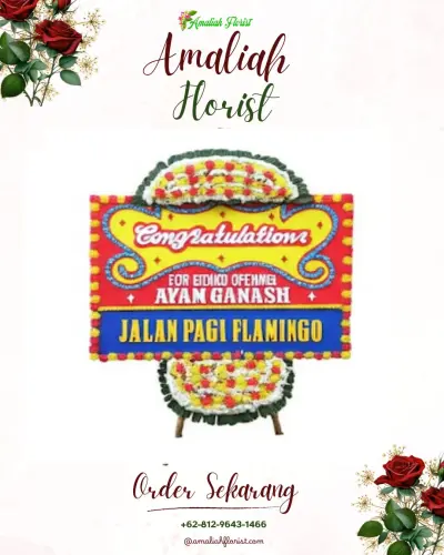 Bunga Papan Congratulation di Purborejo